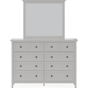 Grace Wall or Dresser Mirror in Elephant Grey