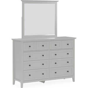 Grace Wall or Dresser Mirror in Elephant Grey