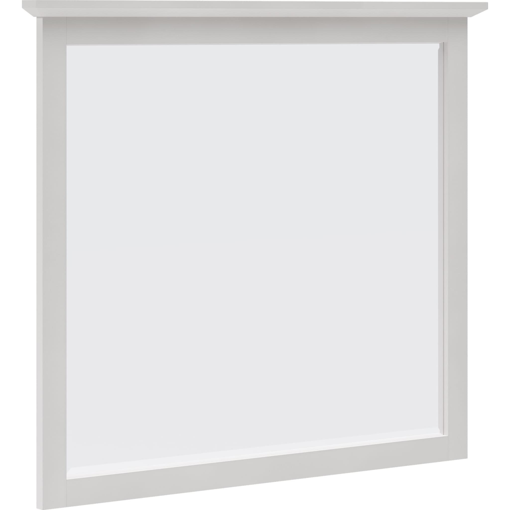 Grace Wall or Dresser Mirror in Snowfall White