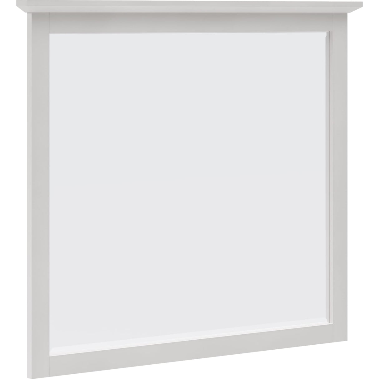 Grace Wall or Dresser Mirror in Snowfall White