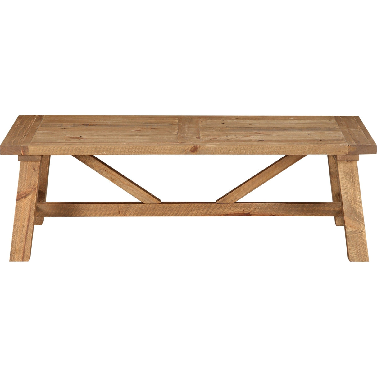 Harby Reclaimed Wood Rectangular Coffee Table in Rustic Tawny
