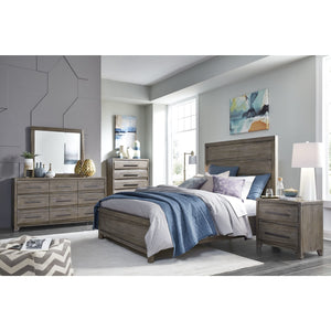 Hearst Solid Wood Two Drawer Nighstand in Sahara Tan