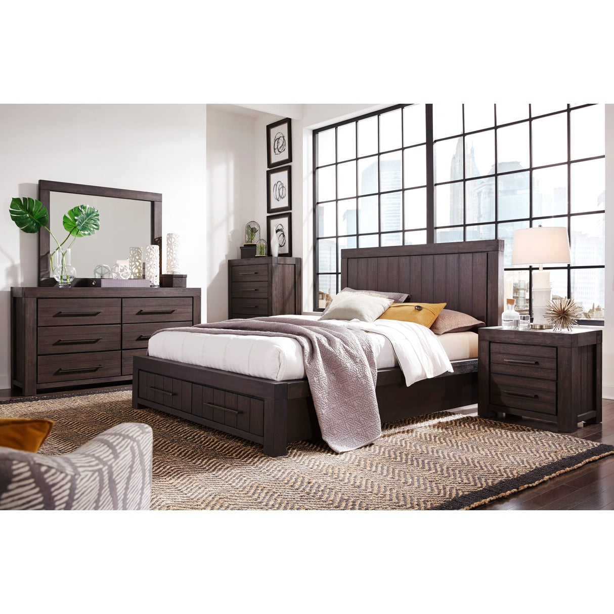 Heath Five Drawer Chest in Basalt Grey (2024)