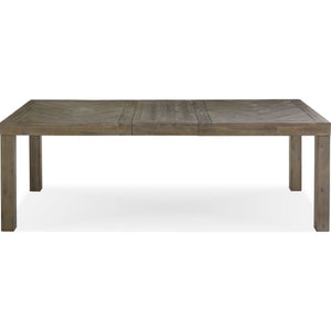 Herringbone Extension Table in Rustic Latte