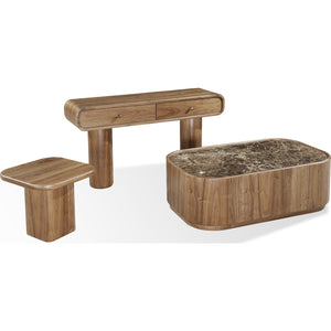 Juba Walnut Console Table in Mongoose