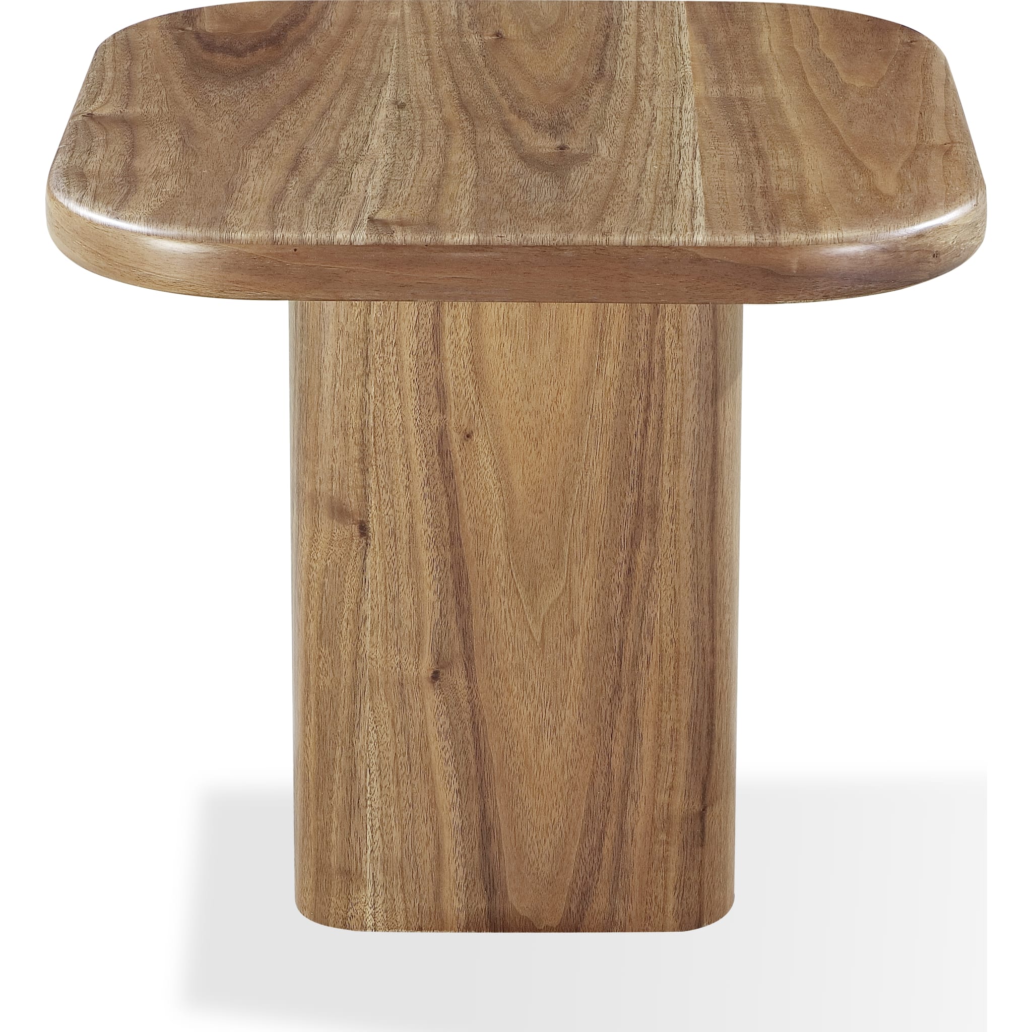 Juba Walnut End Table in Mongoose