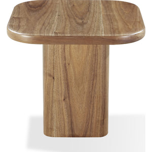 Juba Walnut End Table in Mongoose