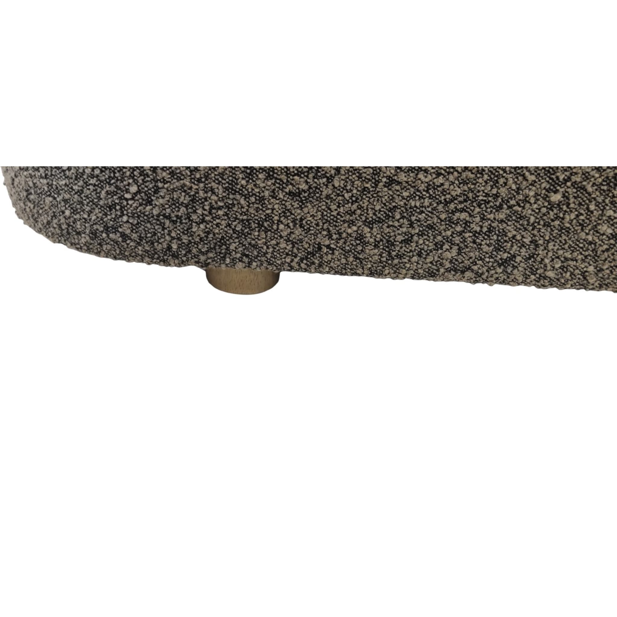Kiki Upholstered Hinged Storage Bench in Pumpernickel Boucle