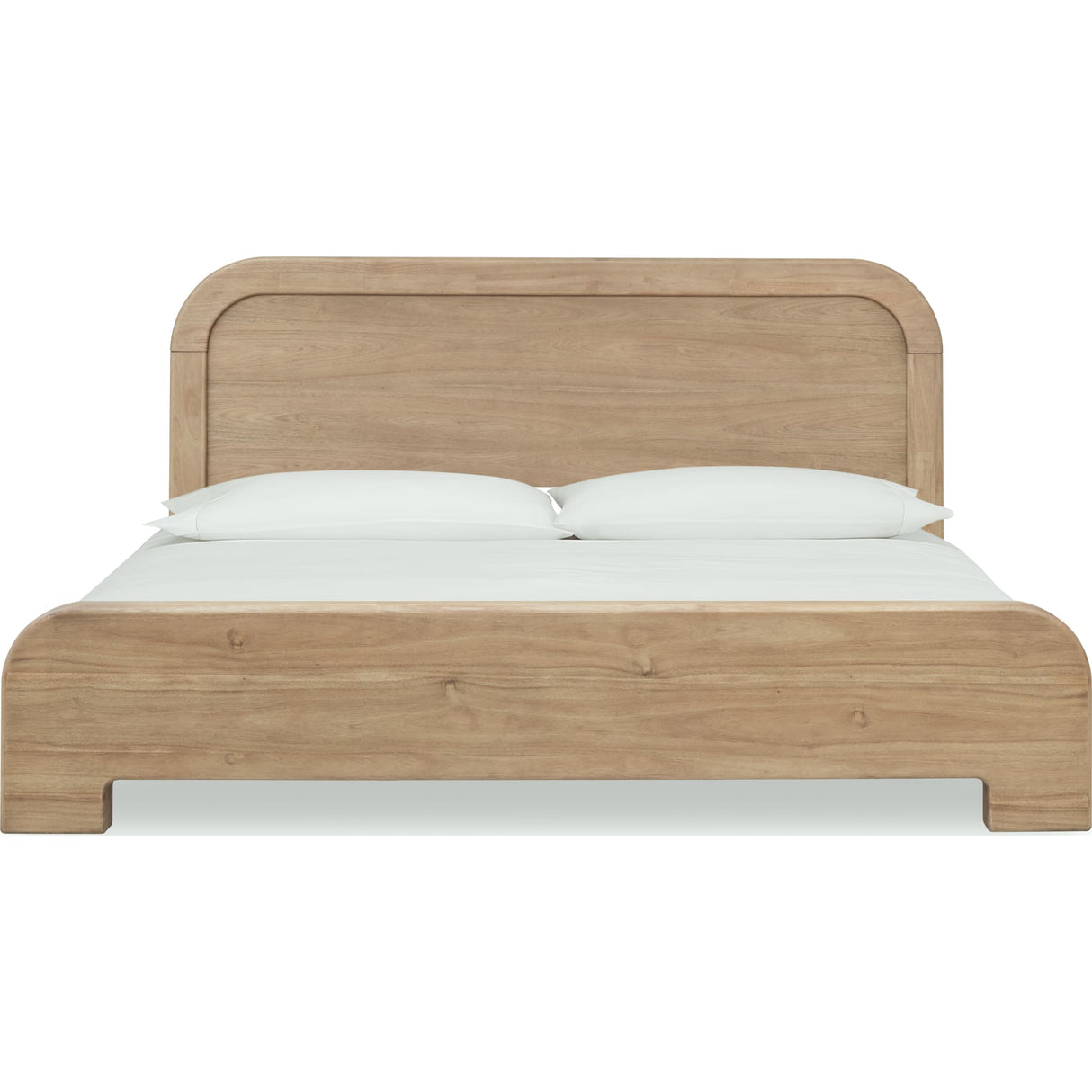 Kione Acacia Wood Platform Bed in Lioness