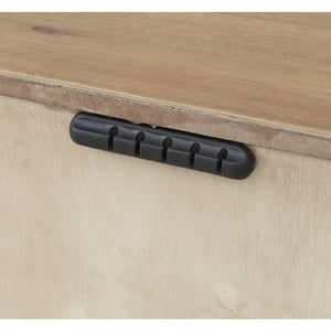 Kione Two Drawer Acacia Wood Nightstand in Lioness