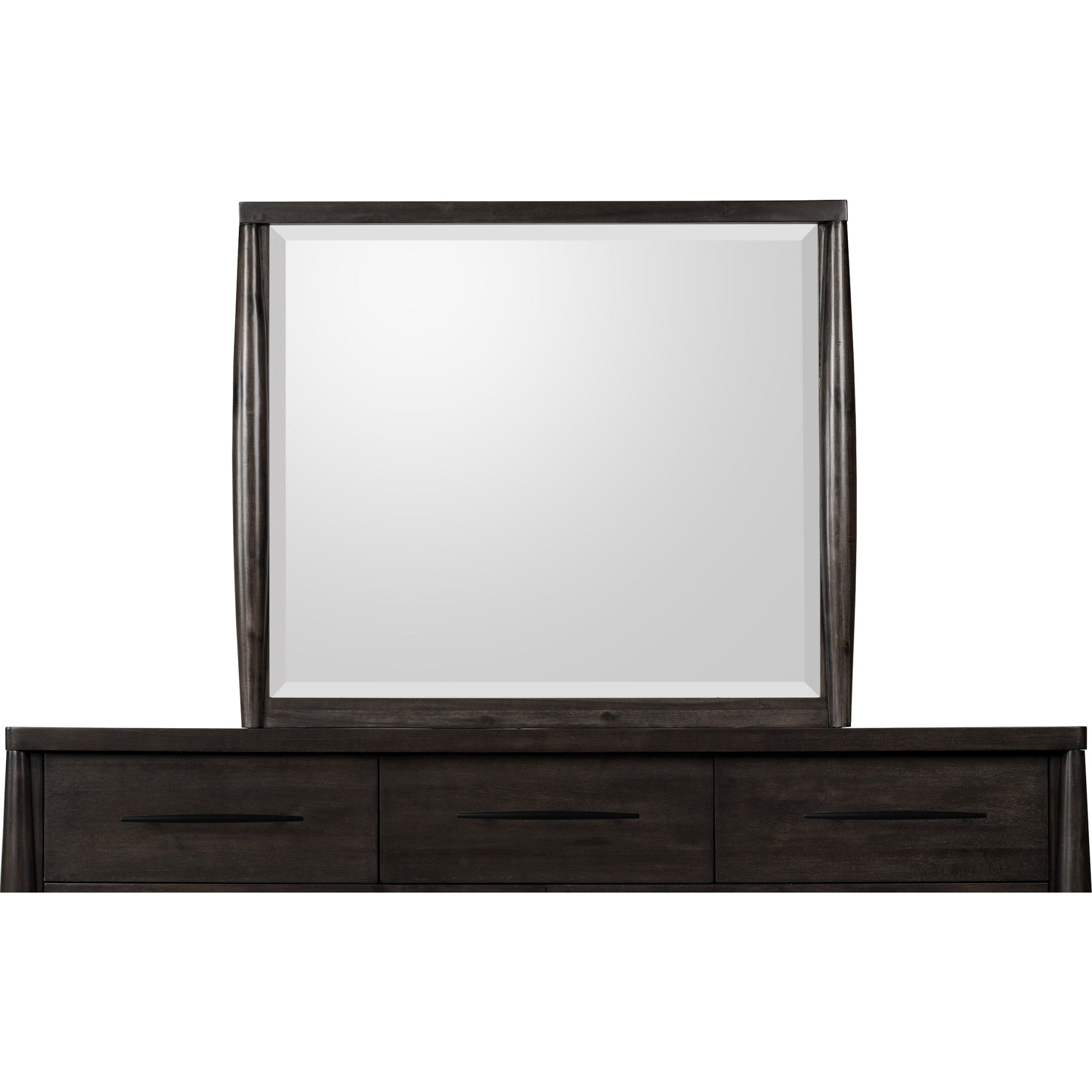 Koko Beveled Glass Wall or Dresser Mirror in Minx