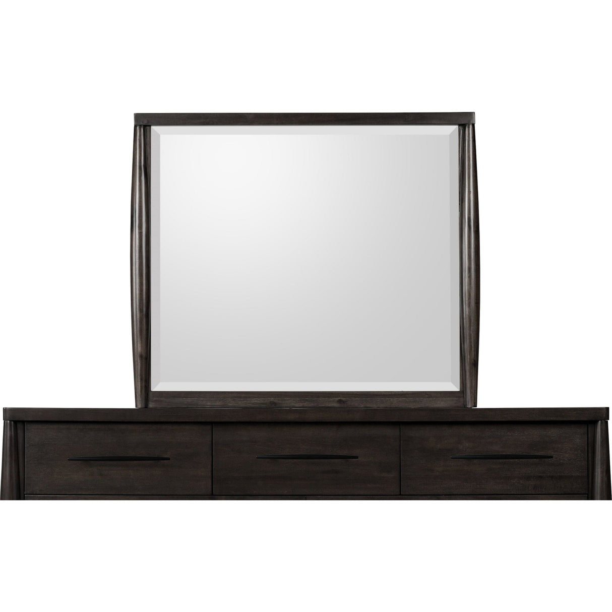 Koko Beveled Glass Wall or Dresser Mirror in Minx