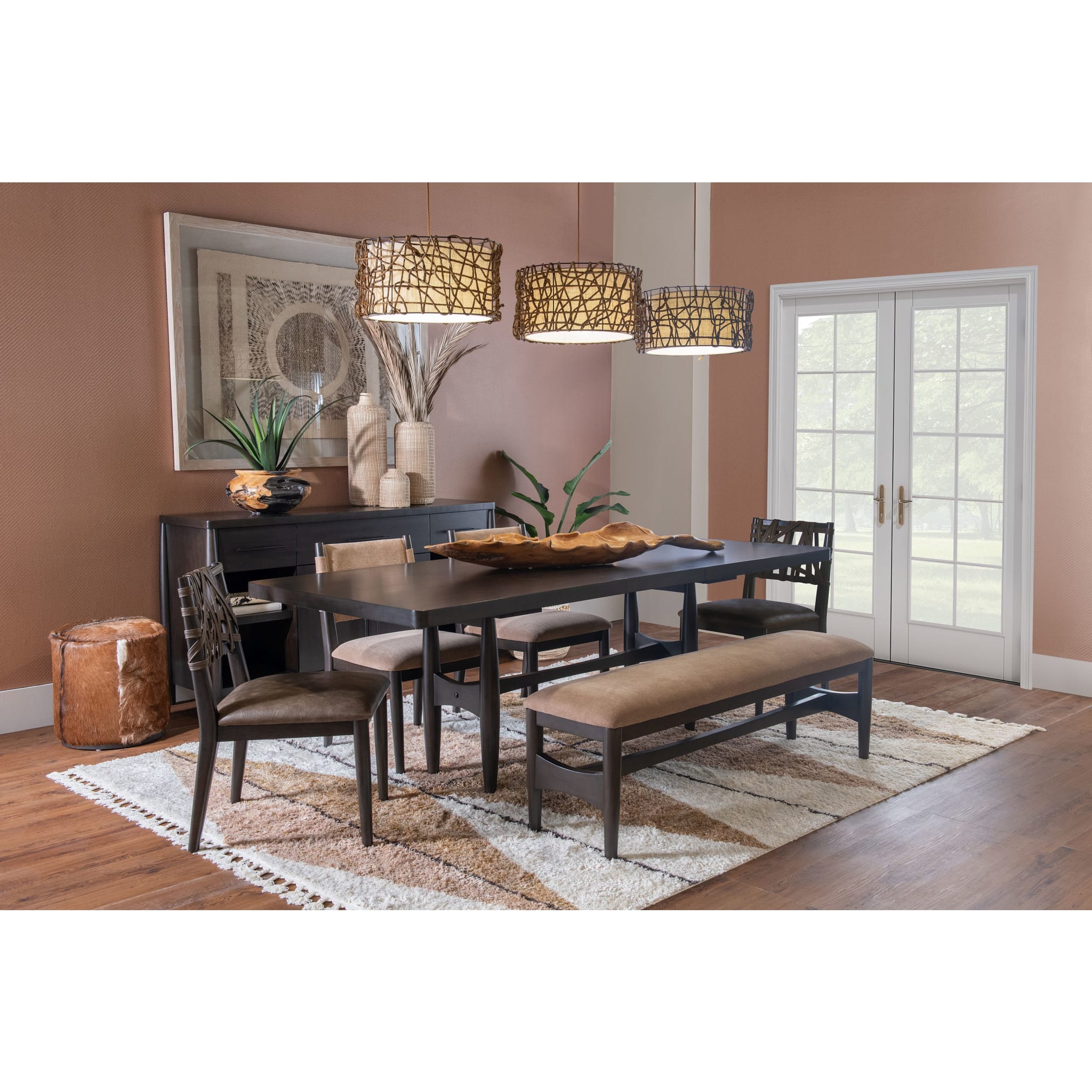 Koko Extendable Rectangular Dining Table in Minx