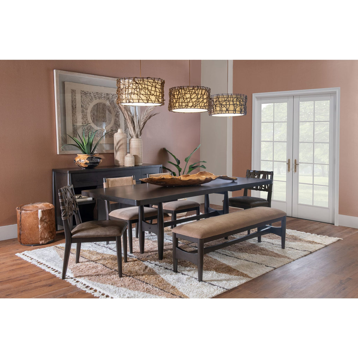 Koko Extendable Rectangular Dining Table in Minx