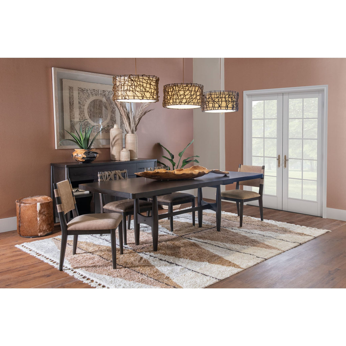 Koko Extendable Rectangular Dining Table in Minx