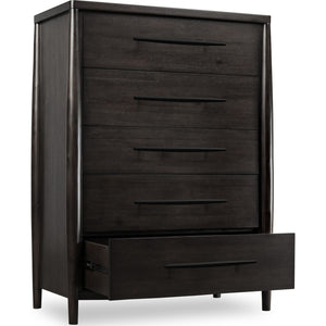 Koko Five Drawer Acacia Wood Chest in Minx