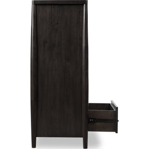 Koko Five Drawer Acacia Wood Chest in Minx