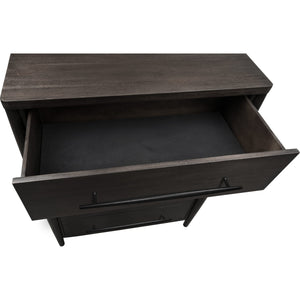 Koko Five Drawer Acacia Wood Chest in Minx