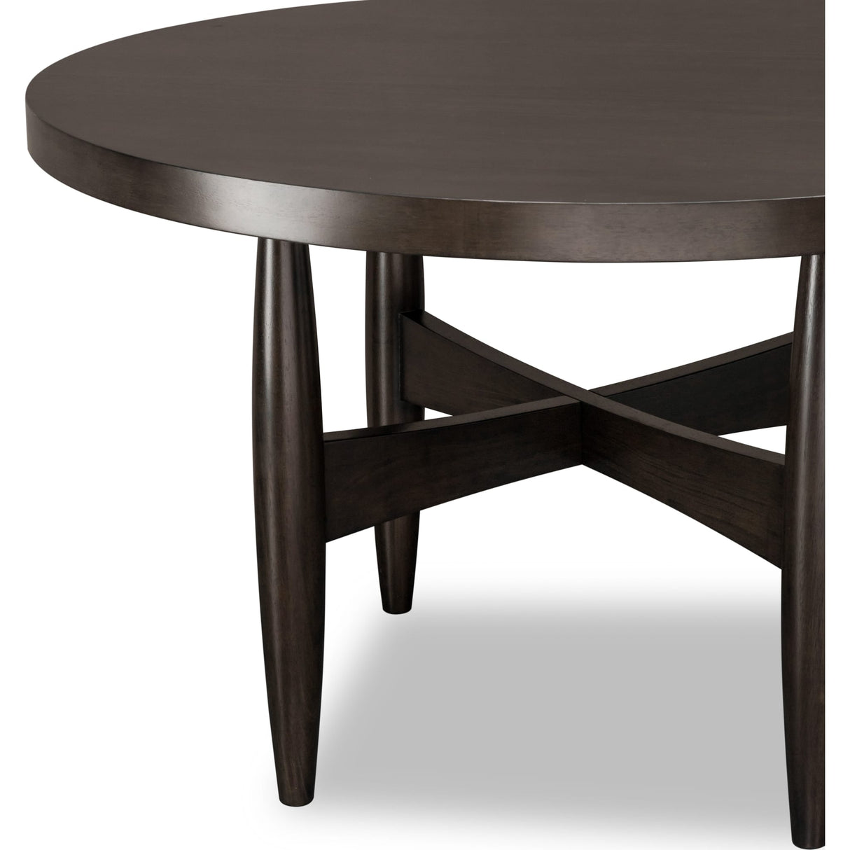 Koko Round Acacia Wood Dining Table in Minx