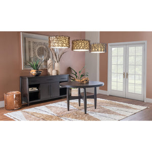 Koko Round Acacia Wood Dining Table in Minx