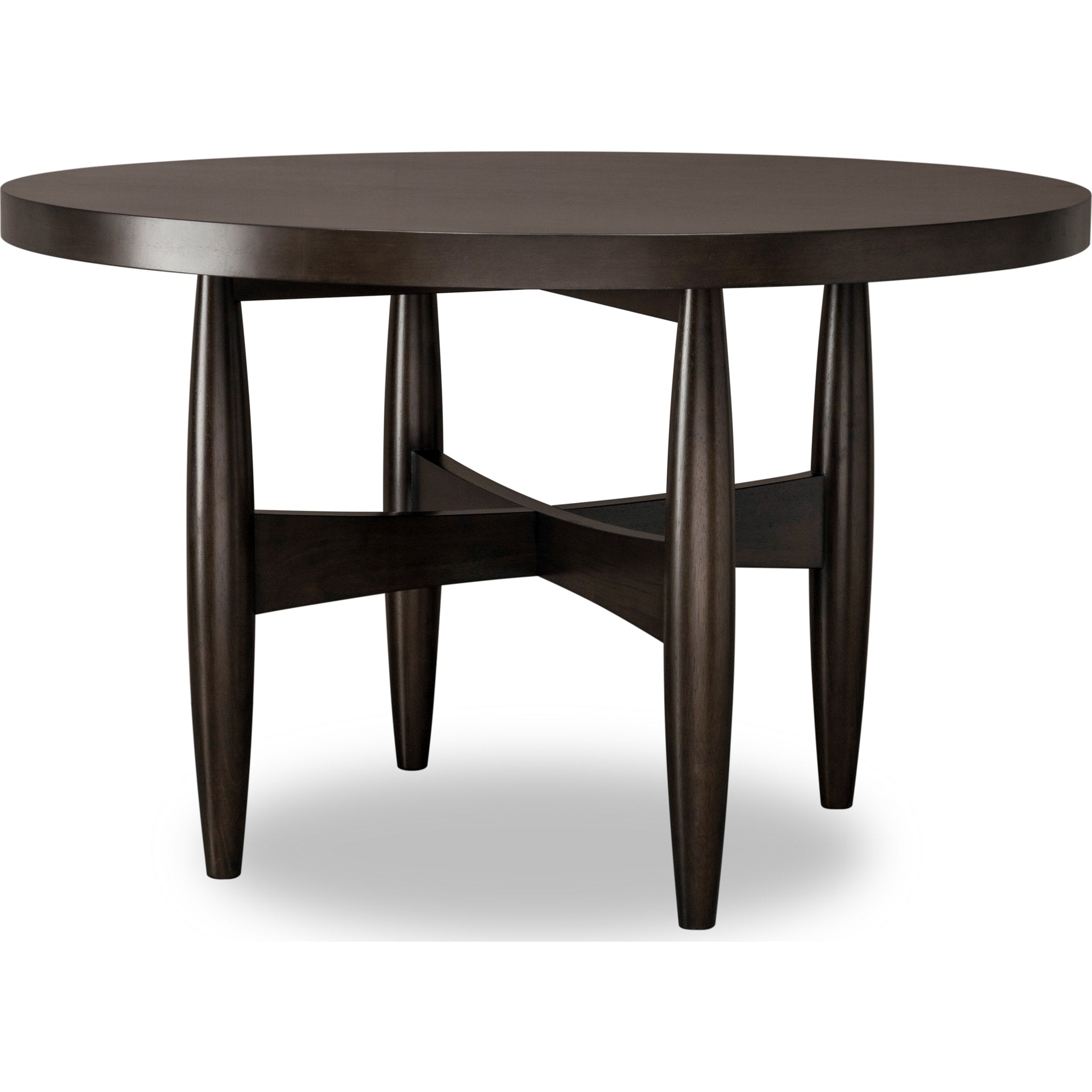 Koko Round Acacia Wood Dining Table in Minx
