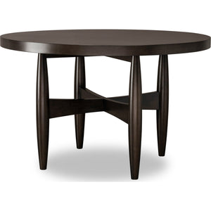 Koko Round Acacia Wood Dining Table in Minx