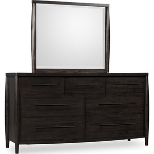 Koko Seven Drawer Acacia Wood Dresser in Minx