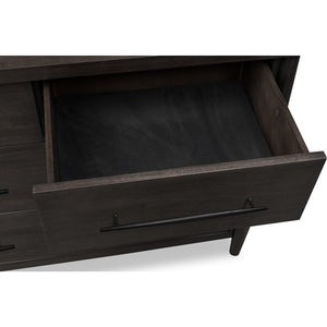 Koko Seven Drawer Acacia Wood Dresser in Minx
