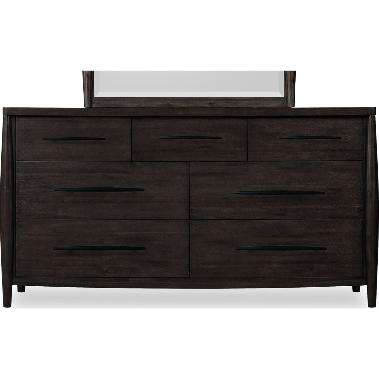 Koko Seven Drawer Acacia Wood Dresser in Minx