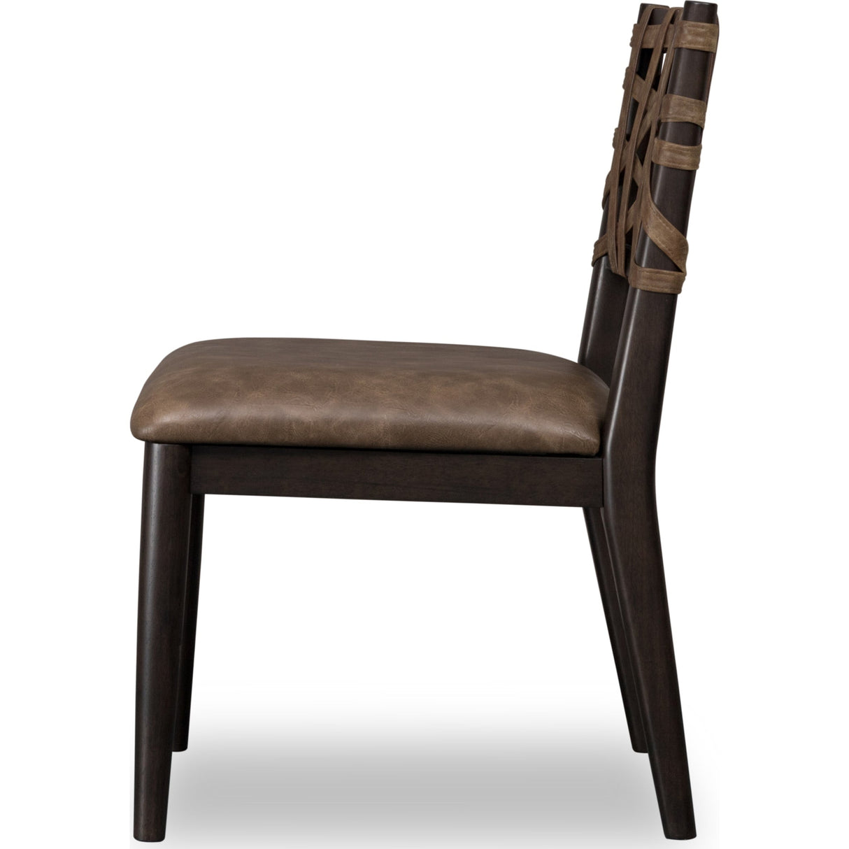 Koko Synthetic Leather Dining Chair in Minx