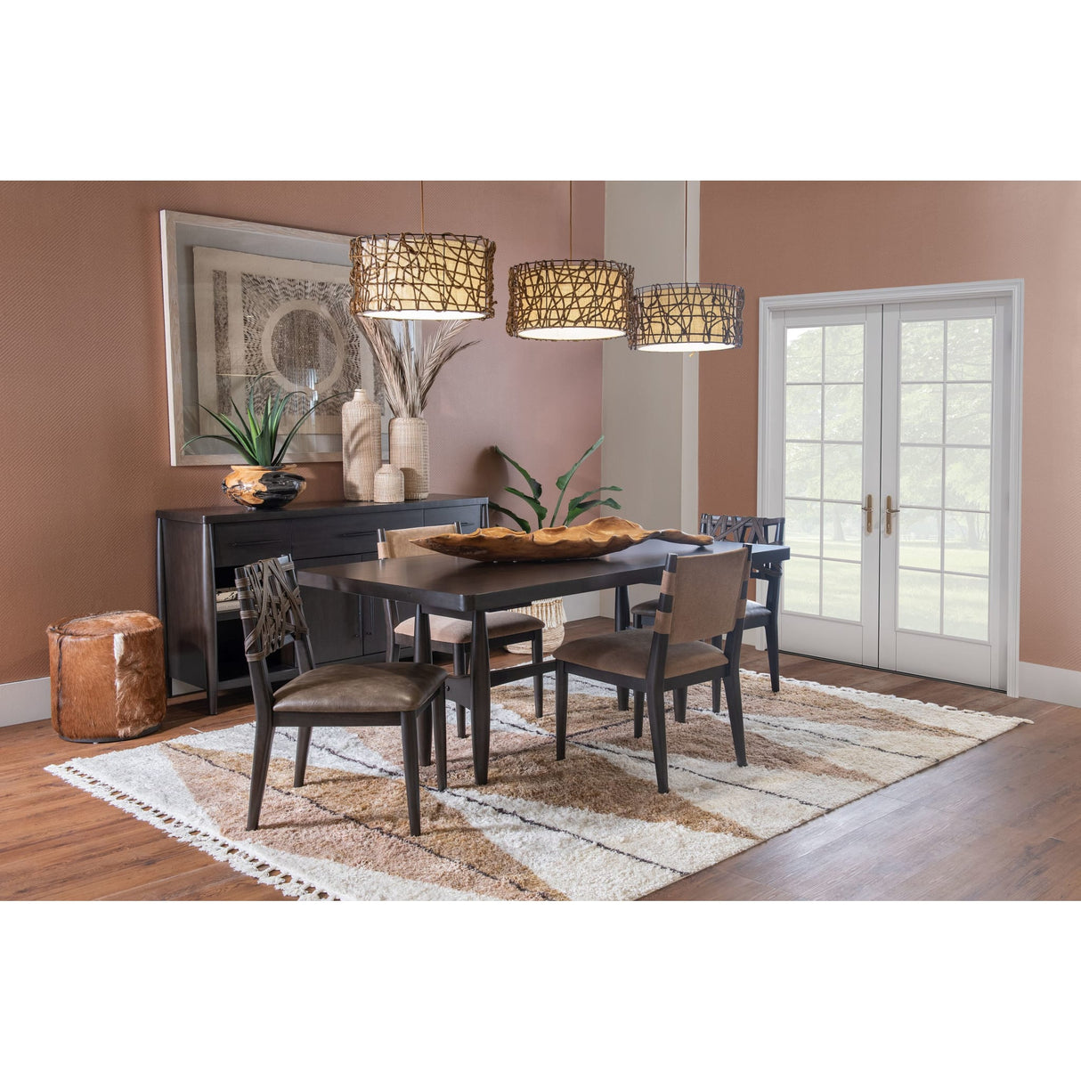 Koko Synthetic Leather Dining Chair in Minx