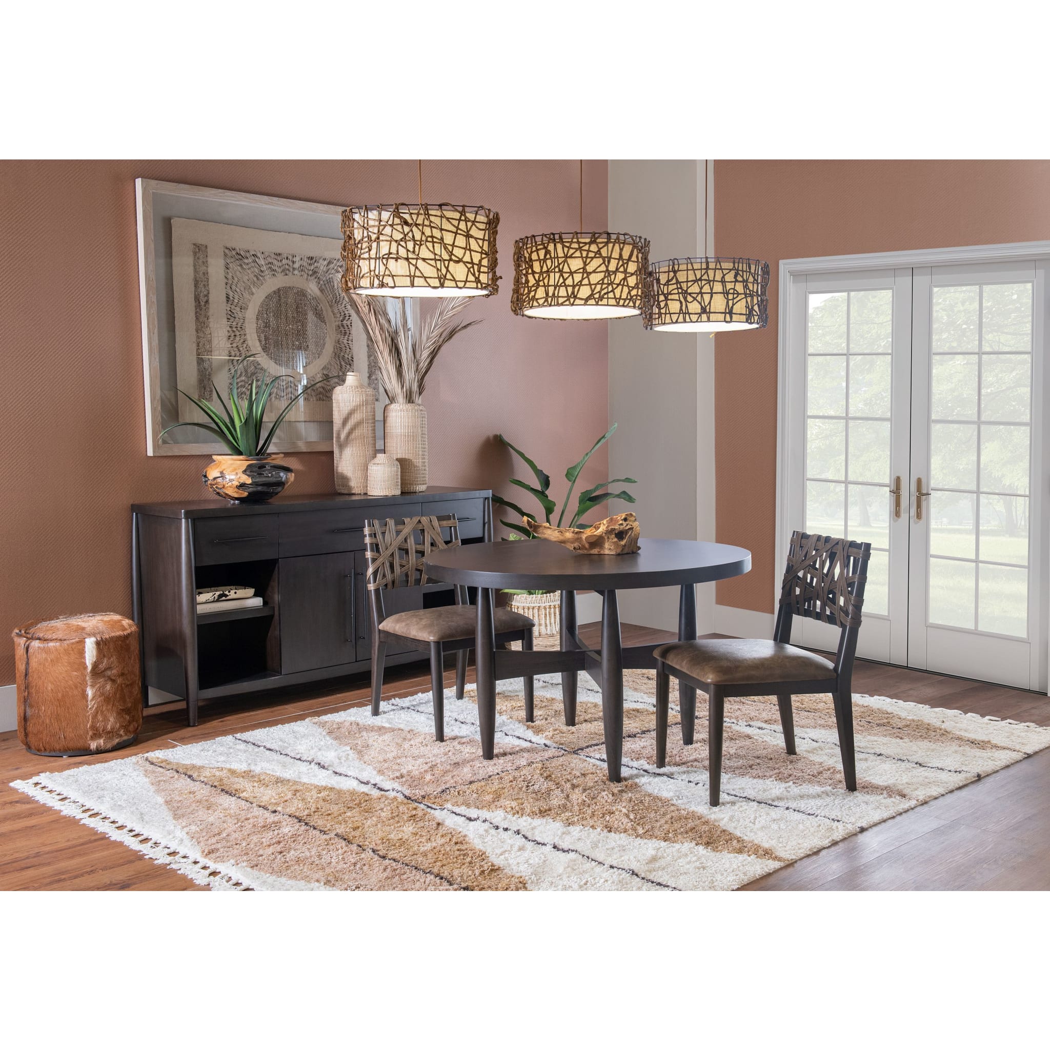 Koko Synthetic Leather Dining Chair in Minx