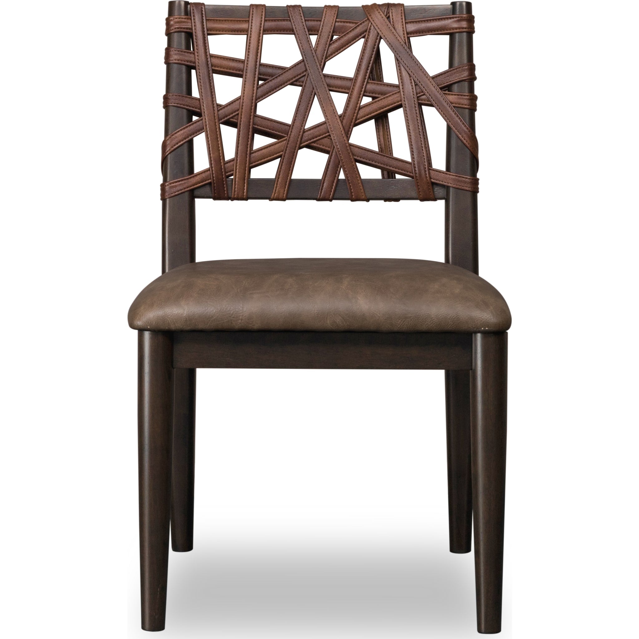 Koko Synthetic Leather Dining Chair in Minx