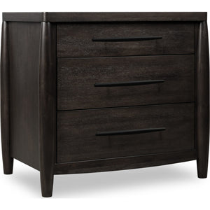 Koko Three Drawer Nightstand with Cord Management in Minx