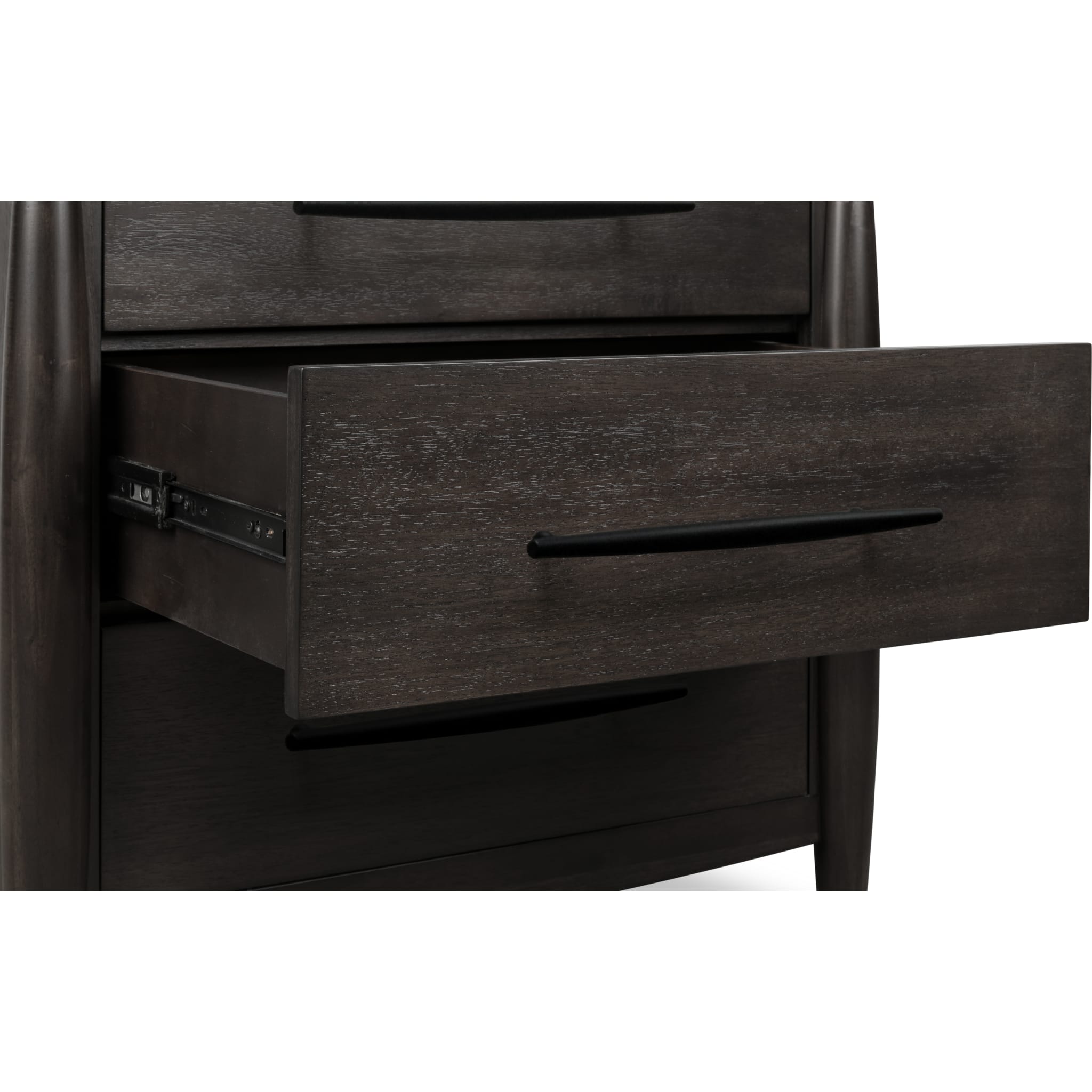 Koko Three Drawer Nightstand with Cord Management in Minx