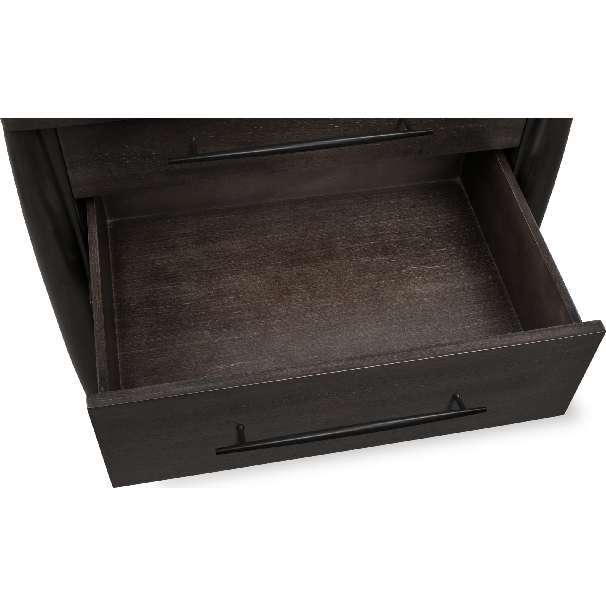 Koko Three Drawer Nightstand with Cord Management in Minx
