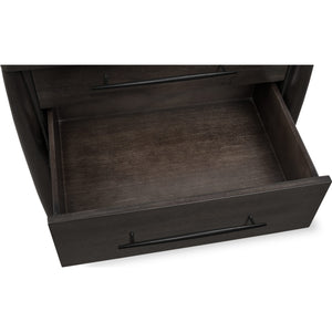 Koko Three Drawer Nightstand with Cord Management in Minx