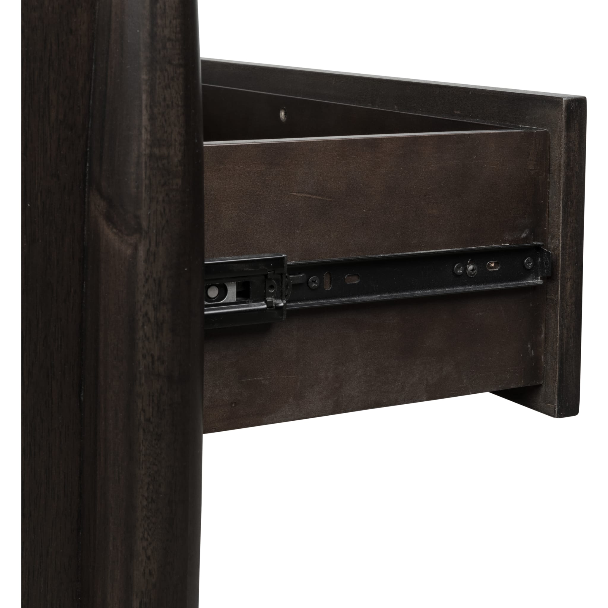 Koko Three Drawer Nightstand with Cord Management in Minx
