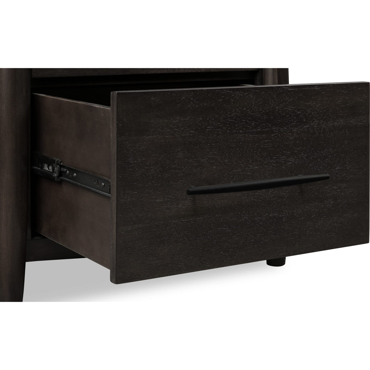 Koko Two Drawer Nightstand with Cord Management in Minx