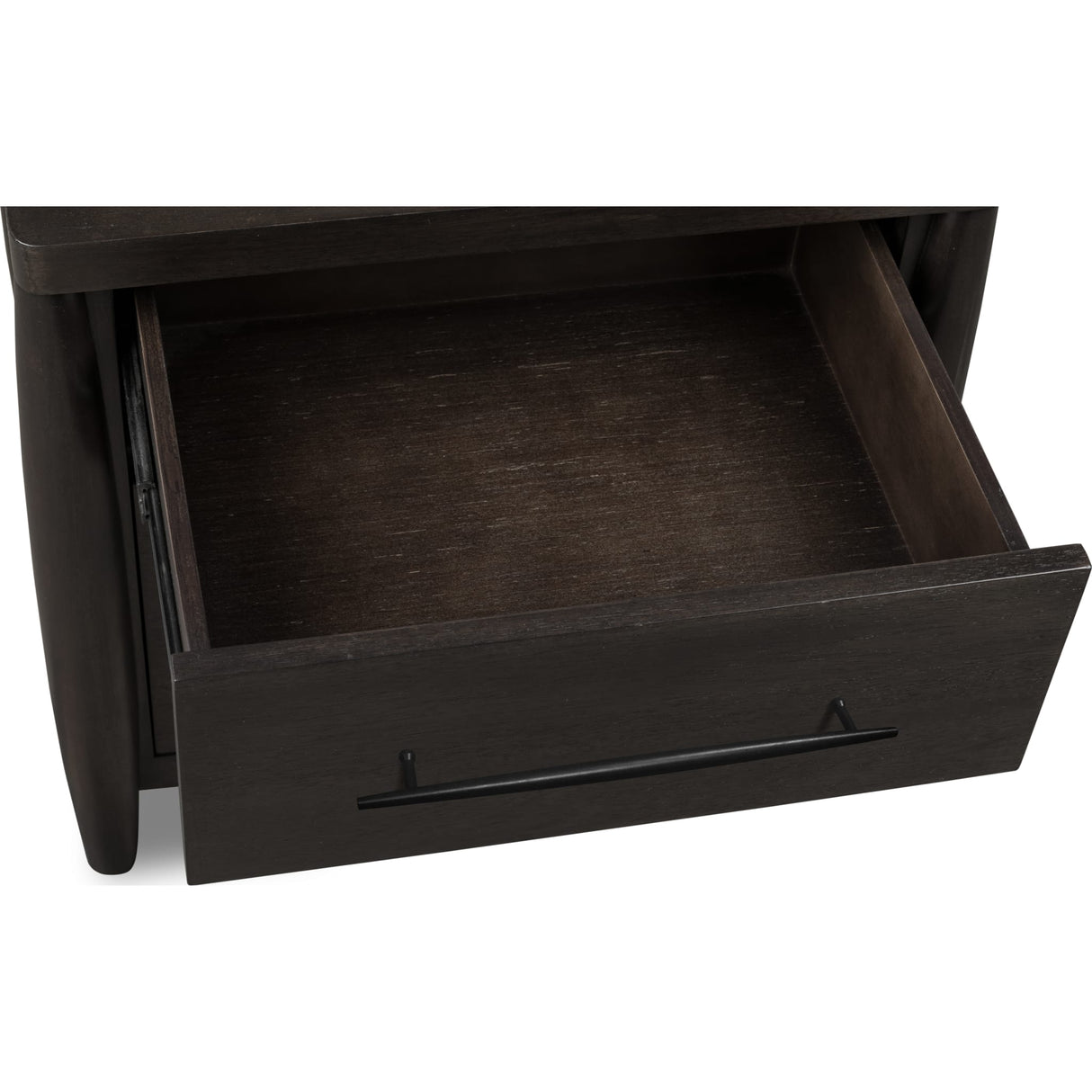 Koko Two Drawer Nightstand with Cord Management in Minx