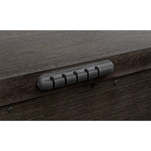 Koko Two Drawer Nightstand with Cord Management in Minx