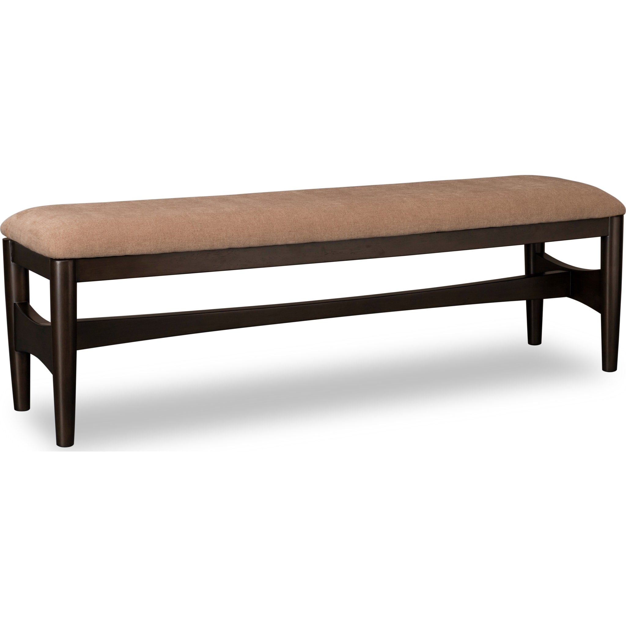 Koko Upholstered Dining Bench in Minx