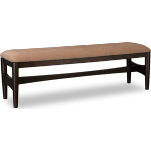 Koko Upholstered Dining Bench in Minx