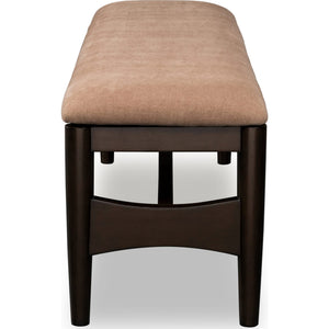 Koko Upholstered Dining Bench in Minx