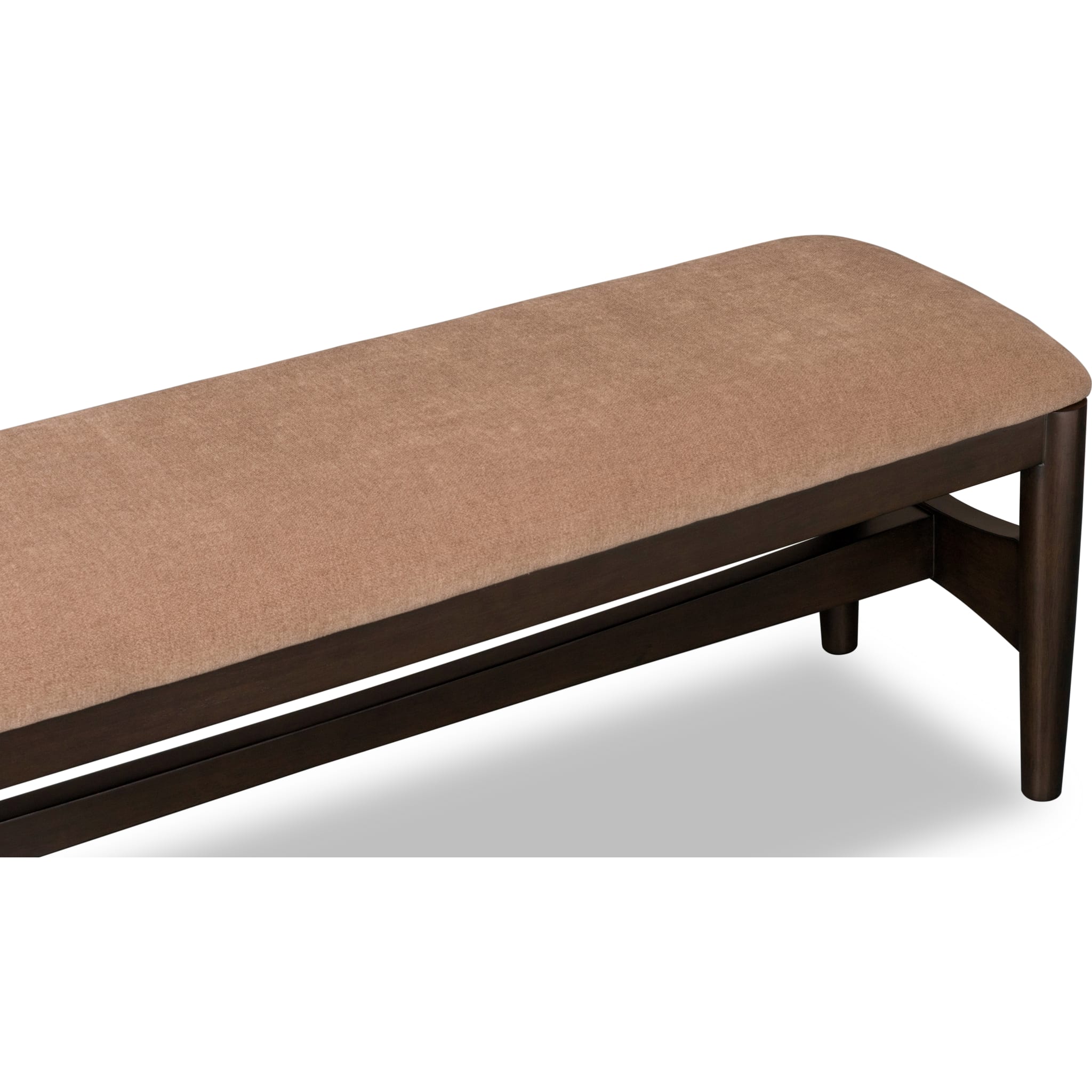 Koko Upholstered Dining Bench in Minx