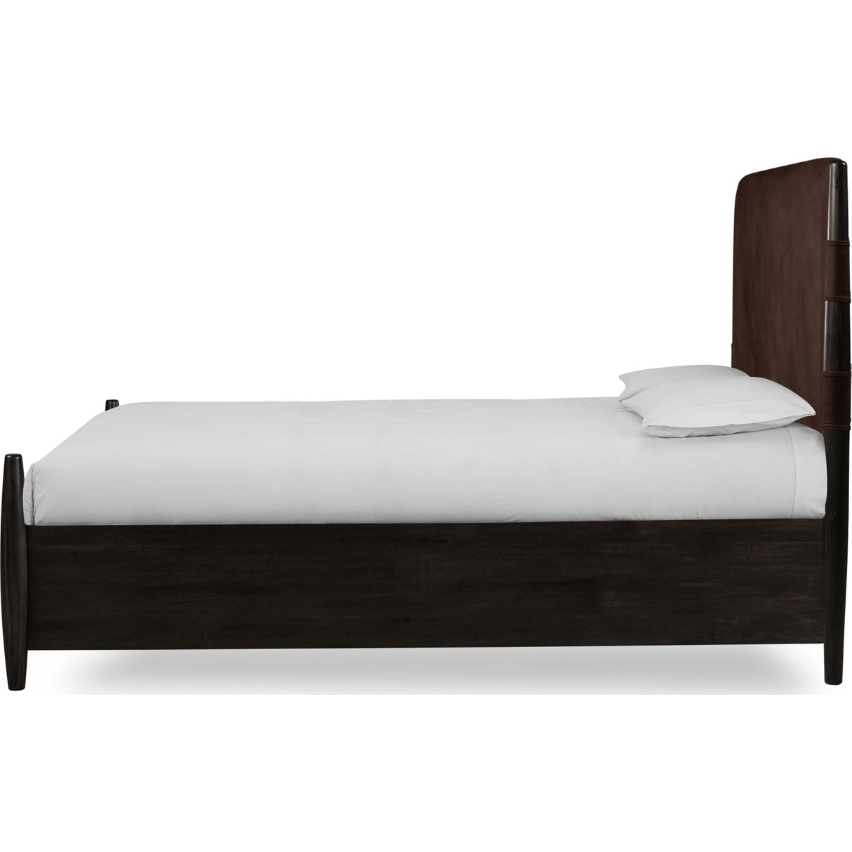 Koko Upholstered Panel Bed in Minx