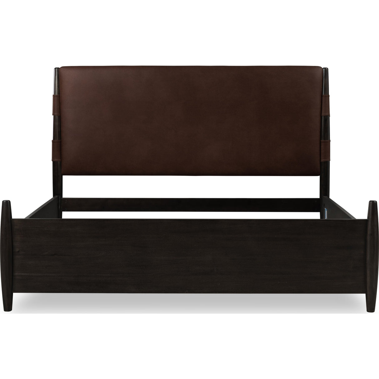 Koko Upholstered Panel Bed in Minx