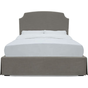 Laurel UpholsteredSkirted Storage Panel Bed in Wheat