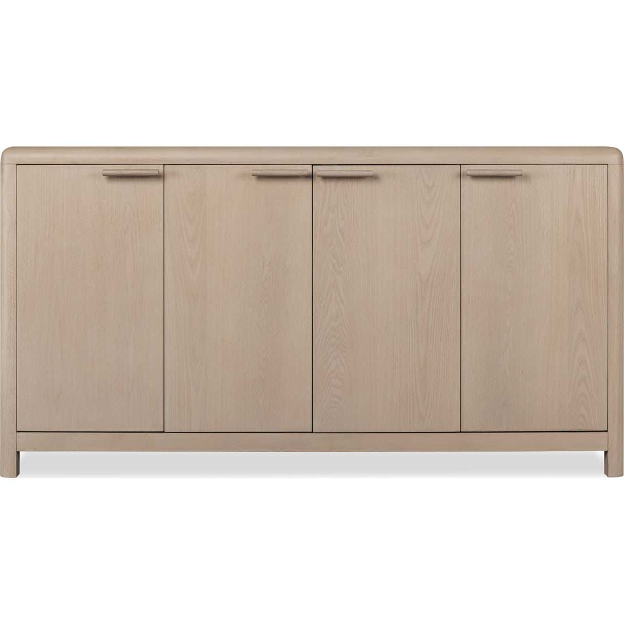 Liv Four Door Ash Wood Sideboard in White Sand