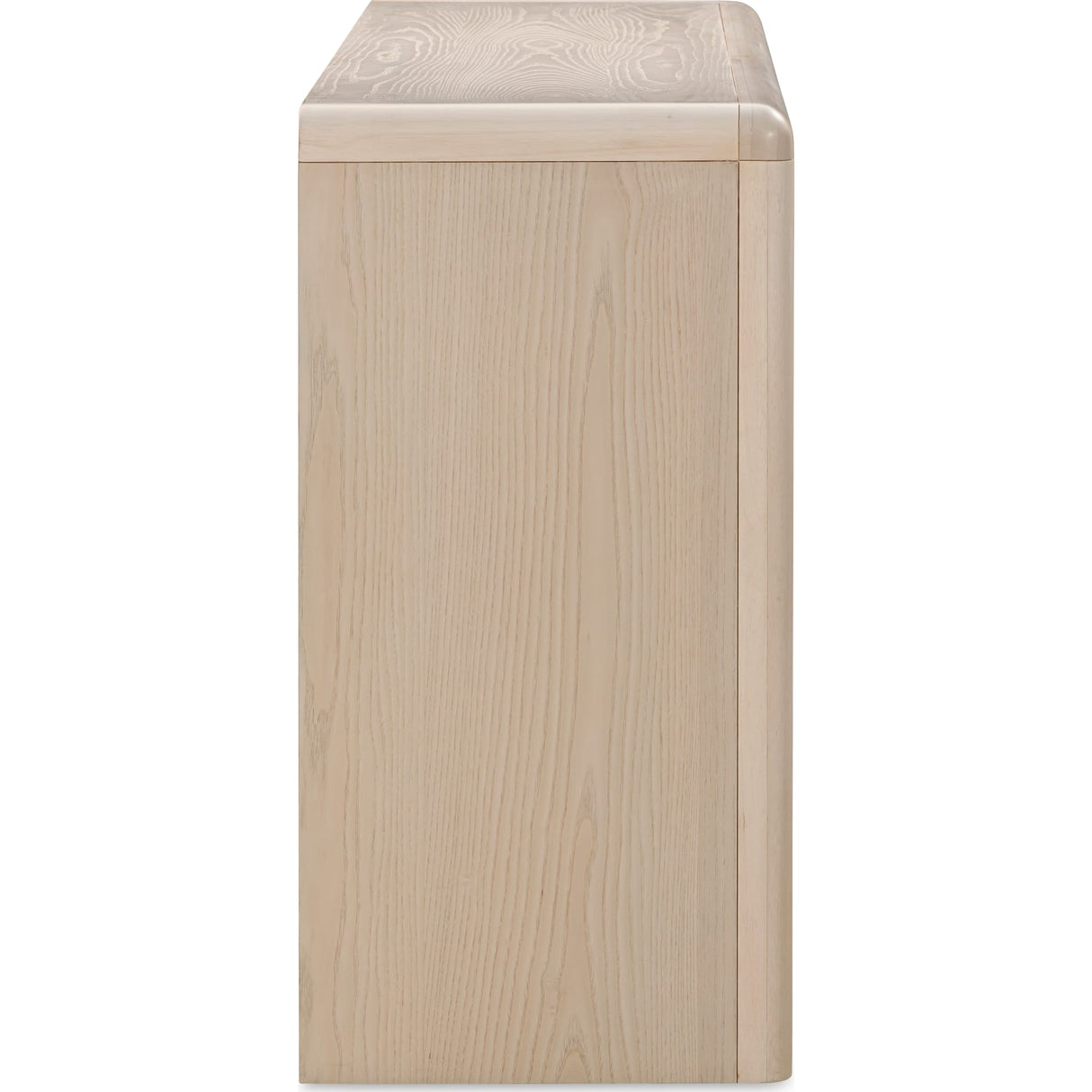 Liv Four Door Ash Wood Sideboard in White Sand